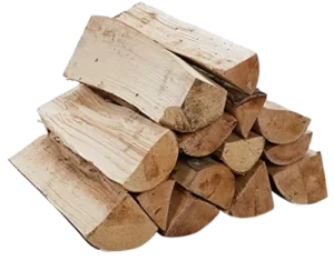 Березовые дрова уложенные
